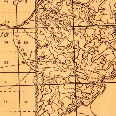 United States Geological Survey Weippe, ID (1924, 125000-Scale) digital map