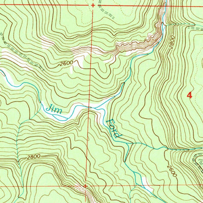 United States Geological Survey Weippe North, ID (1994, 24000-Scale) digital map