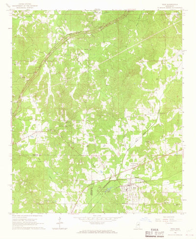 United States Geological Survey Weir, MS (1966, 24000-Scale) digital map