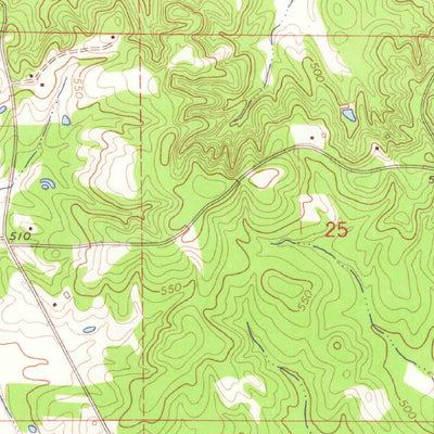 United States Geological Survey Weir, MS (1966, 24000-Scale) digital map