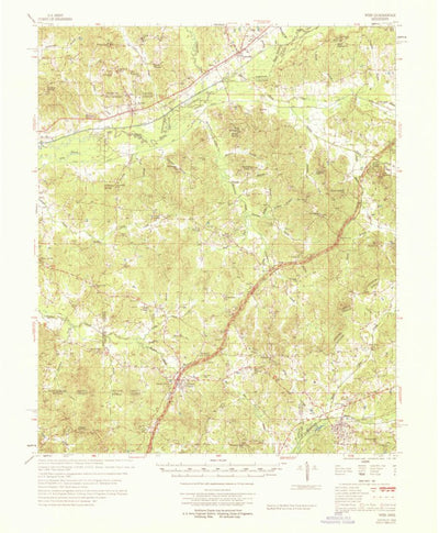 United States Geological Survey Weir, MS (1968, 62500-Scale) digital map