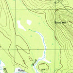 United States Geological Survey Weir Pond, ME (1988, 24000-Scale) digital map