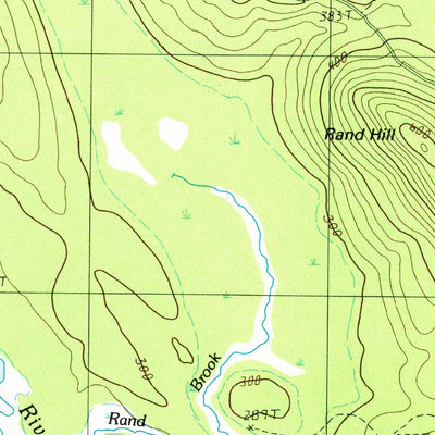 United States Geological Survey Weir Pond, ME (1988, 24000-Scale) digital map