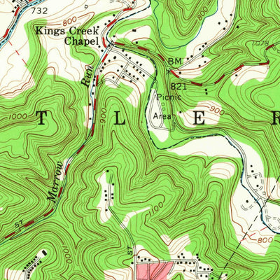 United States Geological Survey Weirton, WV-PA-OH (1958, 24000-Scale) digital map