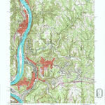 United States Geological Survey Weirton, WV-PA-OH (1994, 24000-Scale) digital map