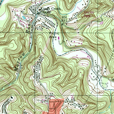 United States Geological Survey Weirton, WV-PA-OH (1994, 24000-Scale) digital map