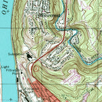 United States Geological Survey Weirton, WV-PA-OH (1994, 24000-Scale) digital map