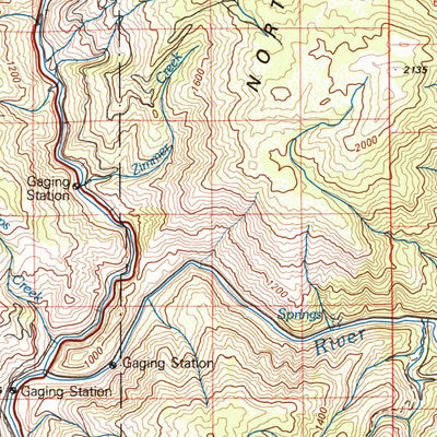 United States Geological Survey Weiser, ID-OR (1980, 100000-Scale) digital map