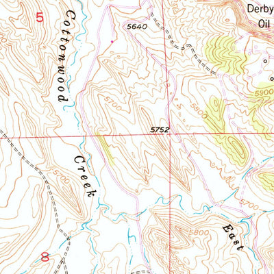 United States Geological Survey Weiser Pass, WY (1953, 24000-Scale) digital map