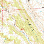 United States Geological Survey Weiser Pass, WY (1953, 24000-Scale) digital map