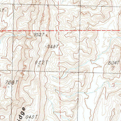 United States Geological Survey Weiser Ridge, NV (1983, 24000-Scale) digital map