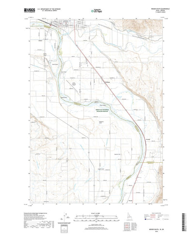 United States Geological Survey Weiser South, ID (2020, 24000-Scale) digital map