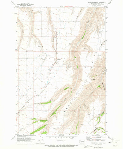 United States Geological Survey Weissenfels Ridge, WA (1971, 24000-Scale) digital map