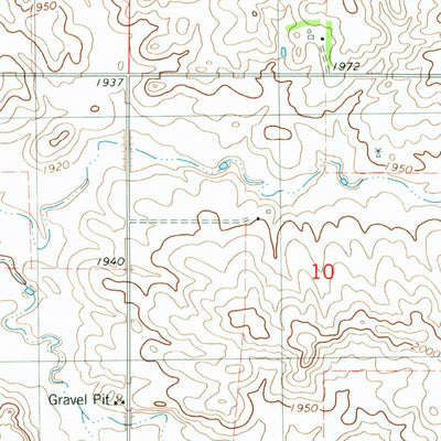 United States Geological Survey Weisser Dam West, ND (1980, 24000-Scale) digital map