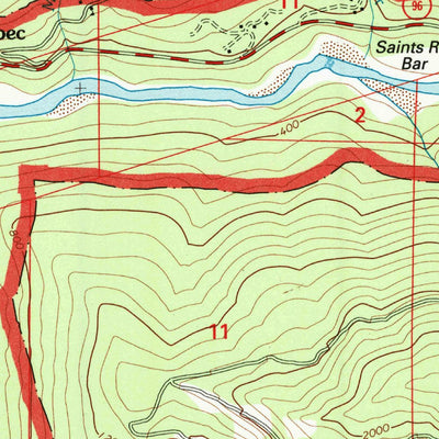 United States Geological Survey Weitchpec, CA (1997, 24000-Scale) digital map