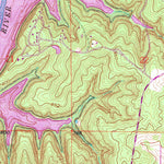 United States Geological Survey Wekiwa, OK (1958, 24000-Scale) digital map