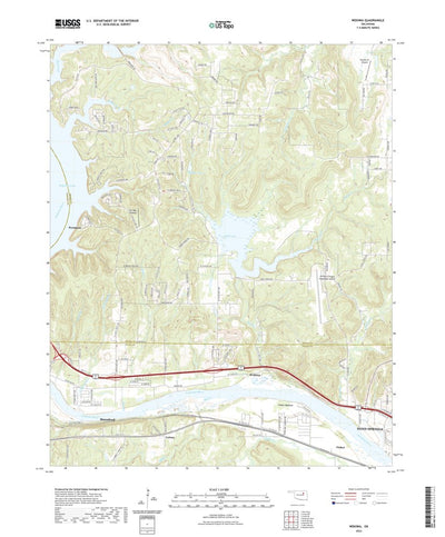 United States Geological Survey Wekiwa, OK (2022, 24000-Scale) digital map
