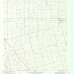 United States Geological Survey Welch East, TX (1969, 24000-Scale) digital map
