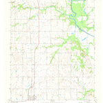 United States Geological Survey Welch North, OK-KS (1971, 24000-Scale) digital map