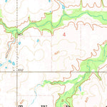 United States Geological Survey Welch North, OK-KS (1971, 24000-Scale) digital map