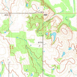 United States Geological Survey Welch North, OK-KS (1971, 24000-Scale) digital map