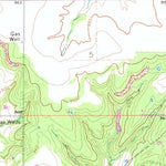 United States Geological Survey Welch NW, OK-KS (1971, 24000-Scale) digital map