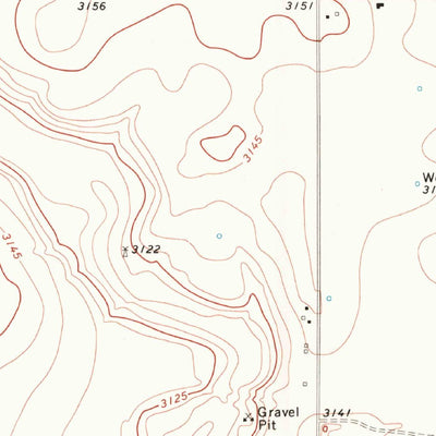 United States Geological Survey Welch West, TX (1969, 24000-Scale) digital map
