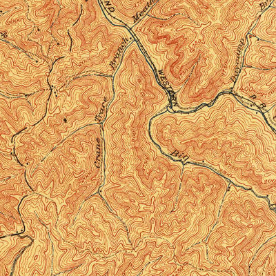United States Geological Survey Welch, WV-VA (1912, 62500-Scale) digital map
