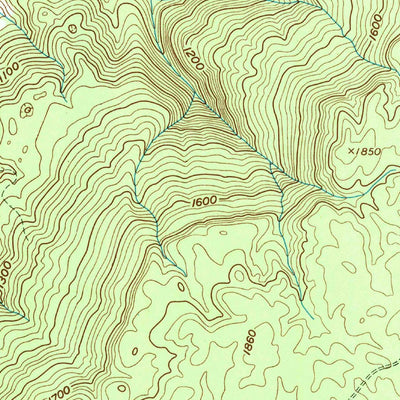 United States Geological Survey Welchland, TN (1960, 24000-Scale) digital map