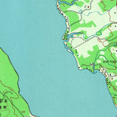 United States Geological Survey Weld, ME (1968, 24000-Scale) digital map