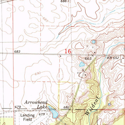 United States Geological Survey Weldon East, IL (1979, 24000-Scale) digital map