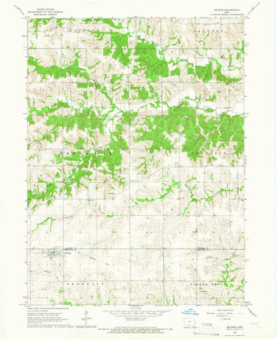 United States Geological Survey Weldon, IA (1965, 24000-Scale) digital map