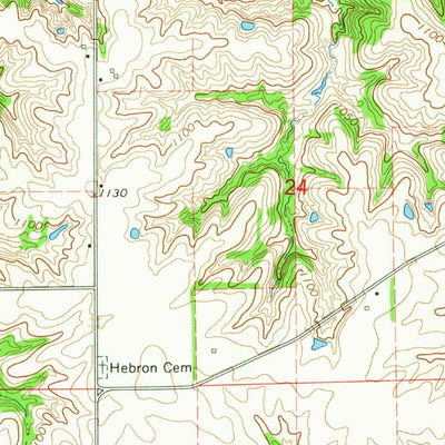 United States Geological Survey Weldon, IA (1965, 24000-Scale) digital map