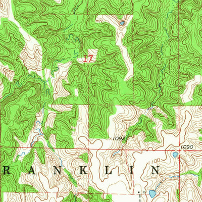 United States Geological Survey Weldon, IA (1965, 24000-Scale) digital map