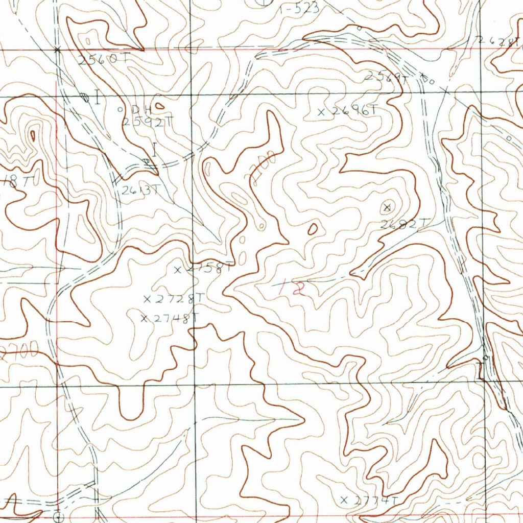 Weldon, MT (1983, 24000-Scale) Map by United States Geological Survey ...