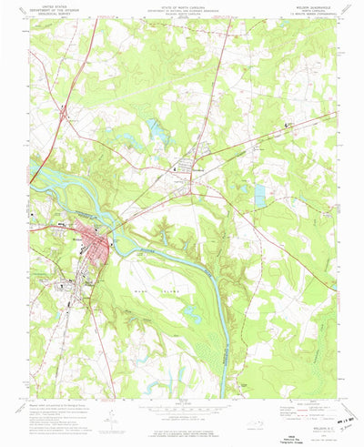 United States Geological Survey Weldon, NC (1974, 24000-Scale) digital map