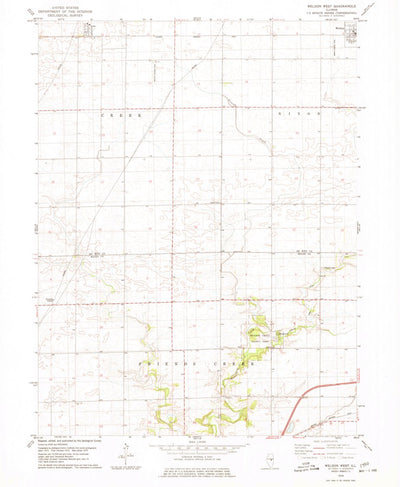 United States Geological Survey Weldon West, IL (1979, 24000-Scale) digital map