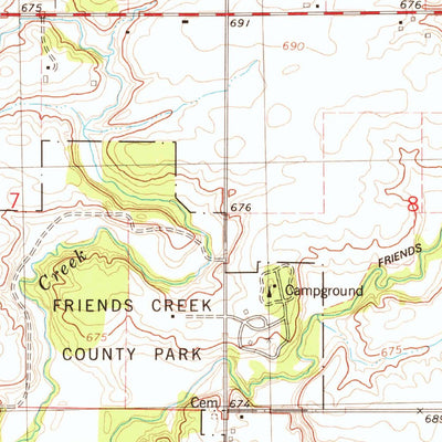 United States Geological Survey Weldon West, IL (1979, 24000-Scale) digital map