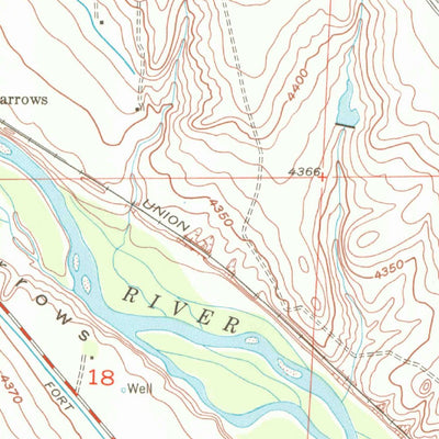 United States Geological Survey Weldona, CO (1951, 24000-Scale) digital map