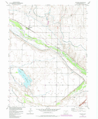 United States Geological Survey Weldona, CO (1971, 24000-Scale) digital map