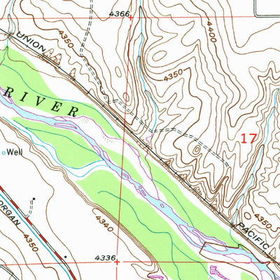 United States Geological Survey Weldona, CO (1971, 24000-Scale) digital map