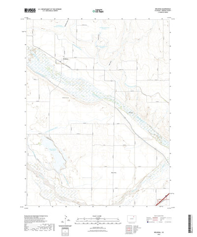 United States Geological Survey Weldona, CO (2022, 24000-Scale) digital map