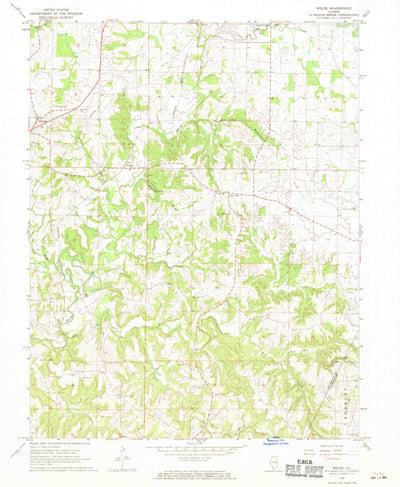 United States Geological Survey Welge, IL (1968, 24000-Scale) digital map