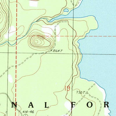 United States Geological Survey Welker Peak, WA (1989, 24000-Scale) digital map