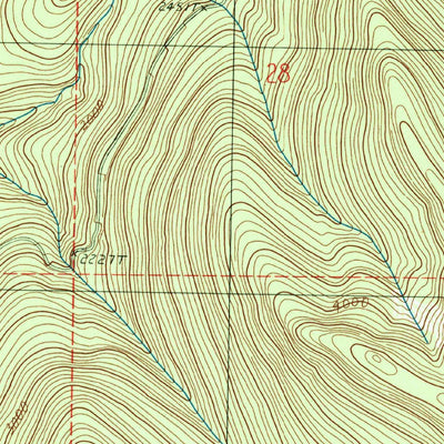 United States Geological Survey Welker Peak, WA (1989, 24000-Scale) digital map