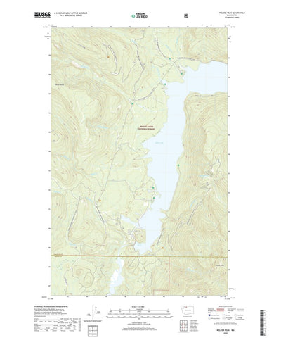 United States Geological Survey Welker Peak, WA (2020, 24000-Scale) digital map