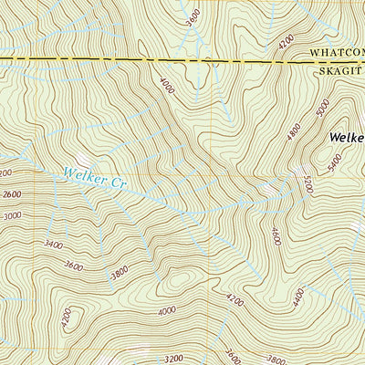 United States Geological Survey Welker Peak, WA (2020, 24000-Scale) digital map