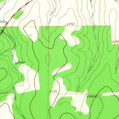 United States Geological Survey Well Hollow, TX (1964, 24000-Scale) digital map