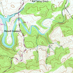 United States Geological Survey Well Spring, TN (1952, 24000-Scale) digital map