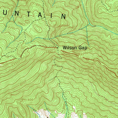 United States Geological Survey Well Spring, TN (1952, 24000-Scale) digital map
